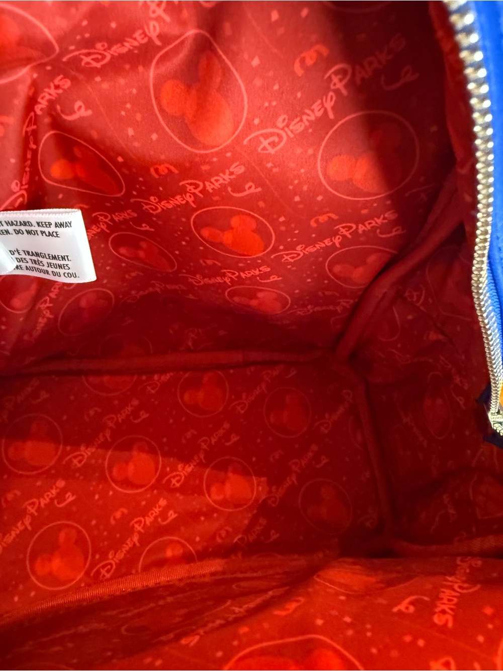 Disney Parks Loungefly Kids Blue Character Mini Backpack & wallet - Picture 6 of 6